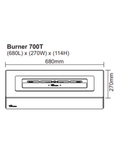 LACUNZA BIOETANOL BURNER 700 T 2